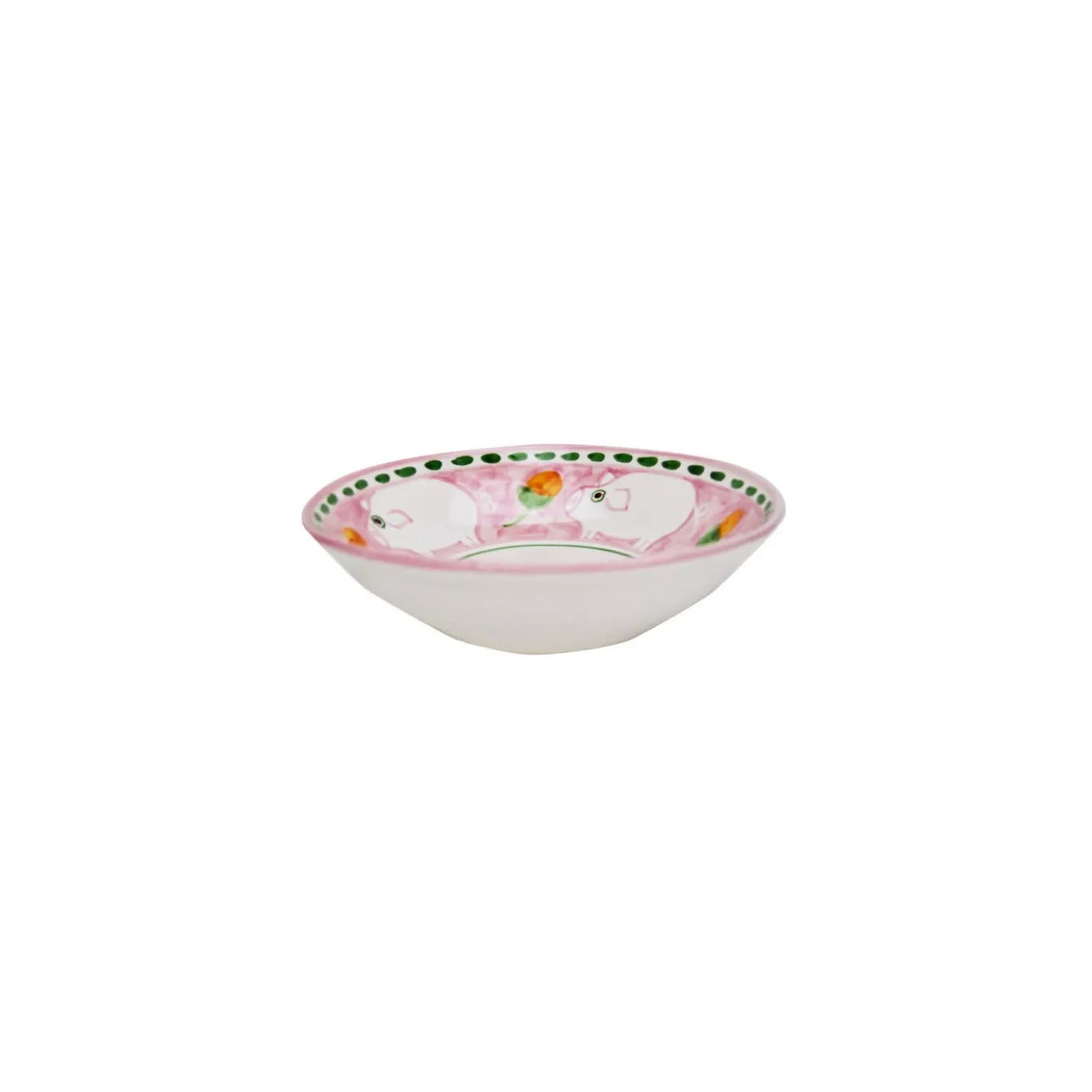 Servizio da Tavola Cortile 18 Pezzi in Ceramica Rosa