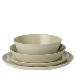 Servizio da Tavola 4 Pezzi in Ceramica Verde