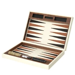 Set Backgammon in pelle