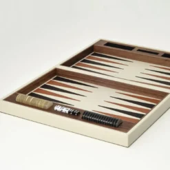 Set Backgammon in pelle