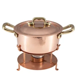Set Bagnomaria per Fonduta in Rame