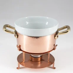 Set Bagnomaria per Fonduta in Rame
