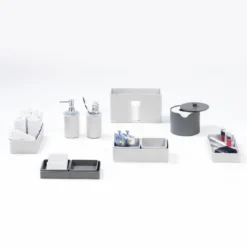 Set da bagno in pelle Narciso