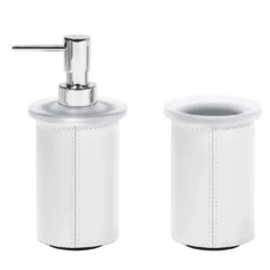 Set da bagno in pelle Narciso