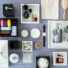 Set da bagno 3 pezzi in marmo bianco