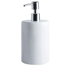 Set da bagno 3 pezzi in marmo bianco