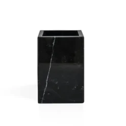 Set da bagno 4 pezzi in marmo nero