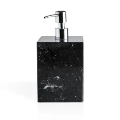Set da bagno 4 pezzi in marmo nero