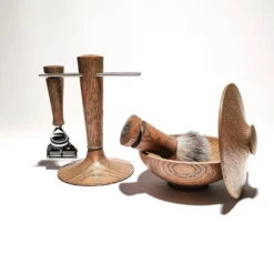 Set da Barba in Rovere Brown