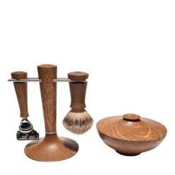Set da Barba in Rovere Brown