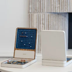 Set da Gioco Battleship in Pelle Beige