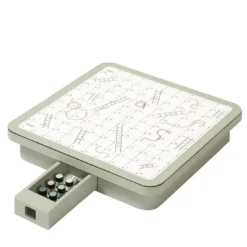 Set da Gioco Delos Snakes & Ladders in Pelle Verde