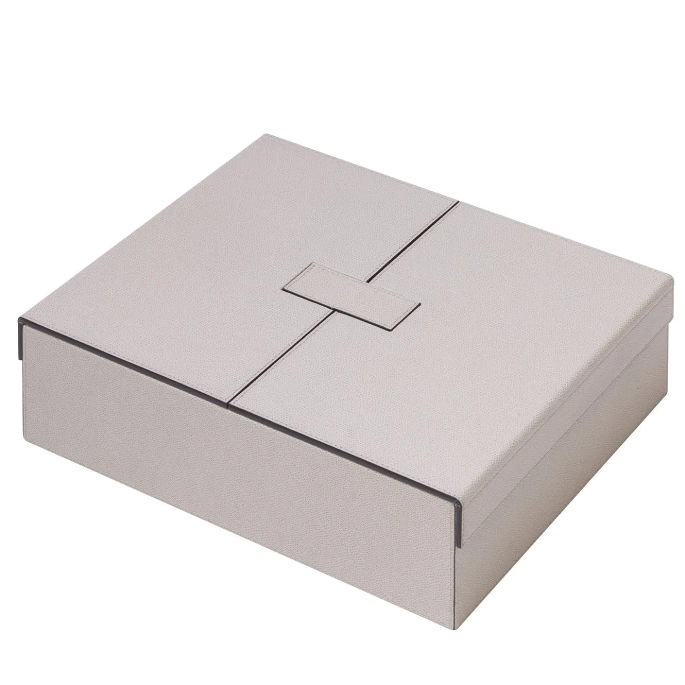 Set da Gioco in Pelle Grigia Rummikub