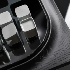 Set da Gioco Mossa per Scacchi e Dama in Rovere Nero