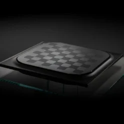 Set da Gioco Mossa per Scacchi e Dama in Rovere Nero