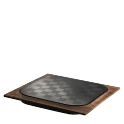 Set da Gioco Mossa per Scacchi e Dama in Legno di Noce