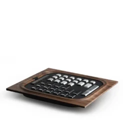 Set da Gioco Mossa per Scacchi e Dama in Legno di Noce