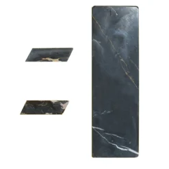Set da 4 pezzi per sushi in marmo nero Marquina