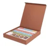 Set da Poker in Pelle Marrone