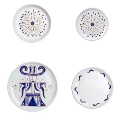 Set da pranzo Dame e Cavalieri Mariano in ceramica