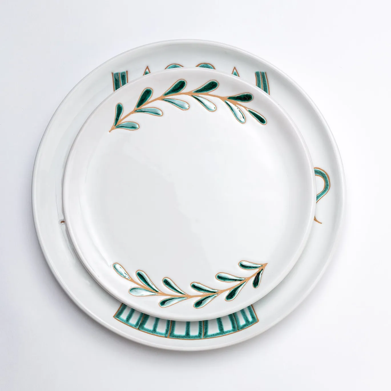 Set da pranzo Dame e Cavalieri Judike in ceramica