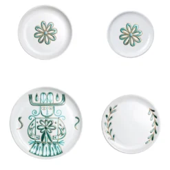 Set da pranzo Dame e Cavalieri Judike in ceramica