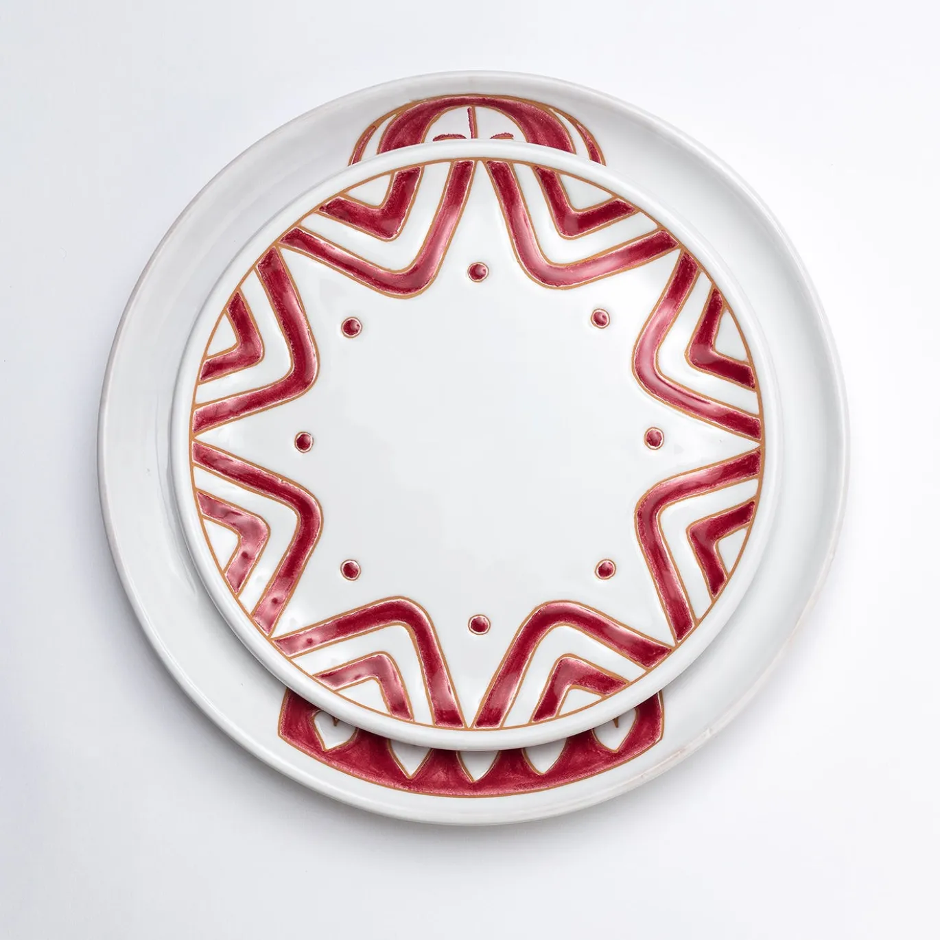 Set da pranzo Dame e Cavalieri Eleonora in ceramica