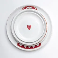 Set da pranzo Dame e Cavalieri Eleonora in ceramica