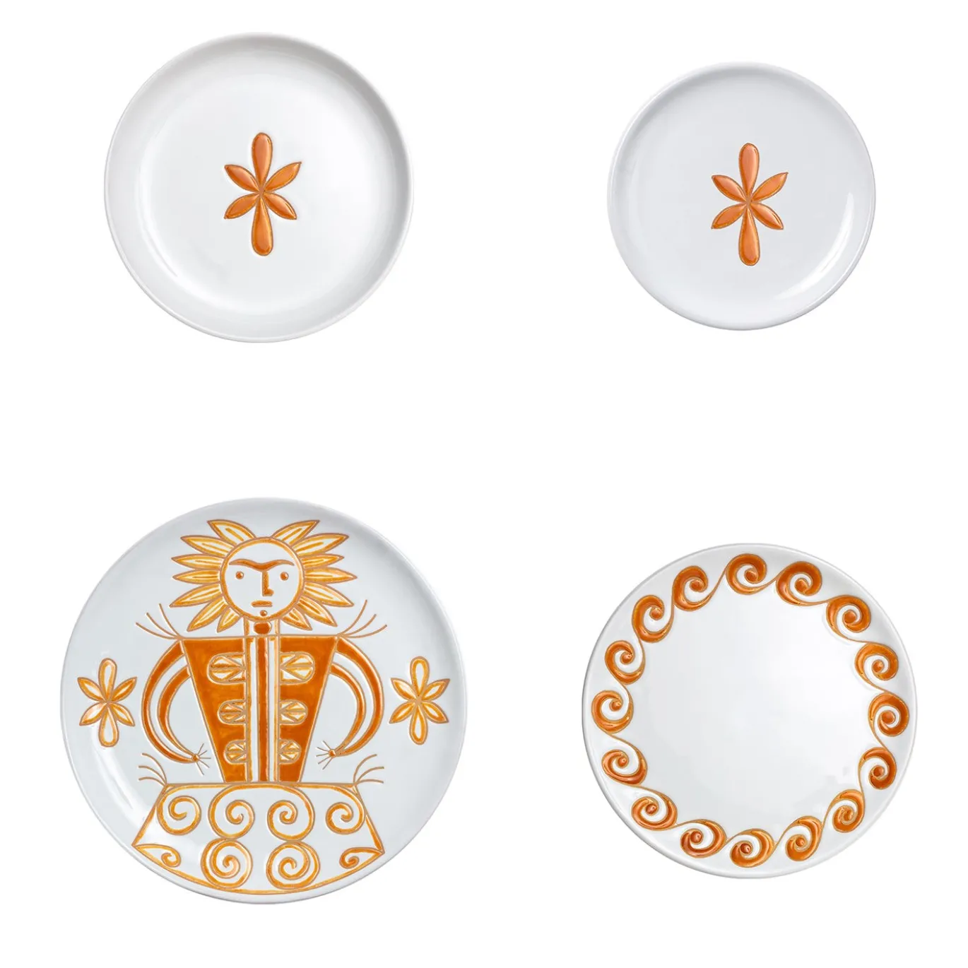 Set da pranzo Dame e Cavalieri Violante in ceramica