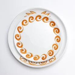 Set da pranzo Dame e Cavalieri Violante in ceramica