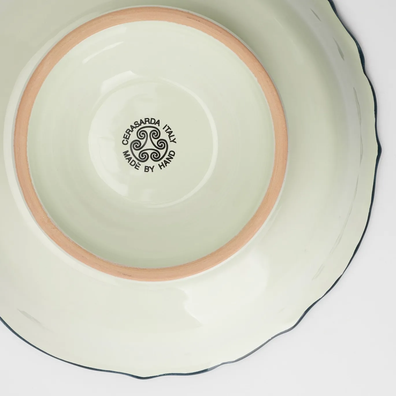 Set da pranzo in ceramica Monogram Verde Velluto Botanico