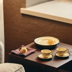 Set da pranzo Monogram Vaniglia Imperiale in ceramica