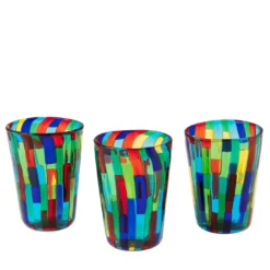 Set di 6 bicchieri Acquamarina di Angelo Ballarin