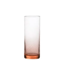 Set di 6 bicchieri alti Gritti Torsè rosa