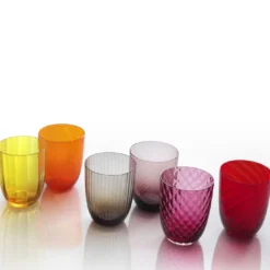 Set di 6 bicchieri assortiti Idra Purple