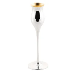 Set di 2 bicchieri a stelo da grappa