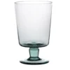 Set di 6 bicchieri a stelo Plissè Acquamarina