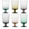 Set di 6 bicchieri a stelo Torsè Multicolor