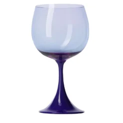 Set di 4 bicchieri Burlesque Borgogna Blu di NasonMoretti e Stefano Marcato