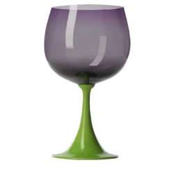 Set di 4 bicchieri Burlesque Periwinkle Bordeaux di Nason Moretti e Stefano Marcato
