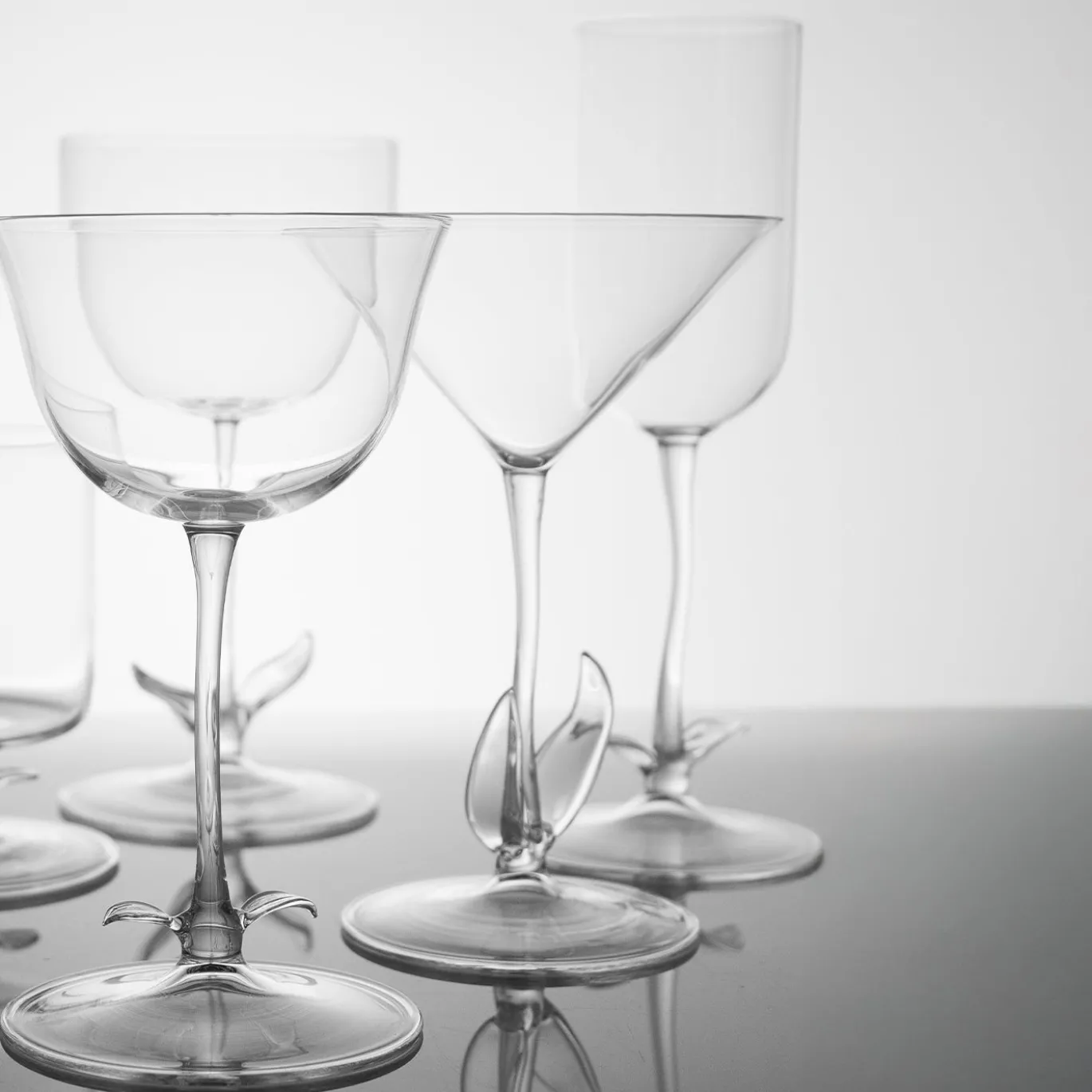 Set di 4 Bicchieri Cocktail Bellflower Garden