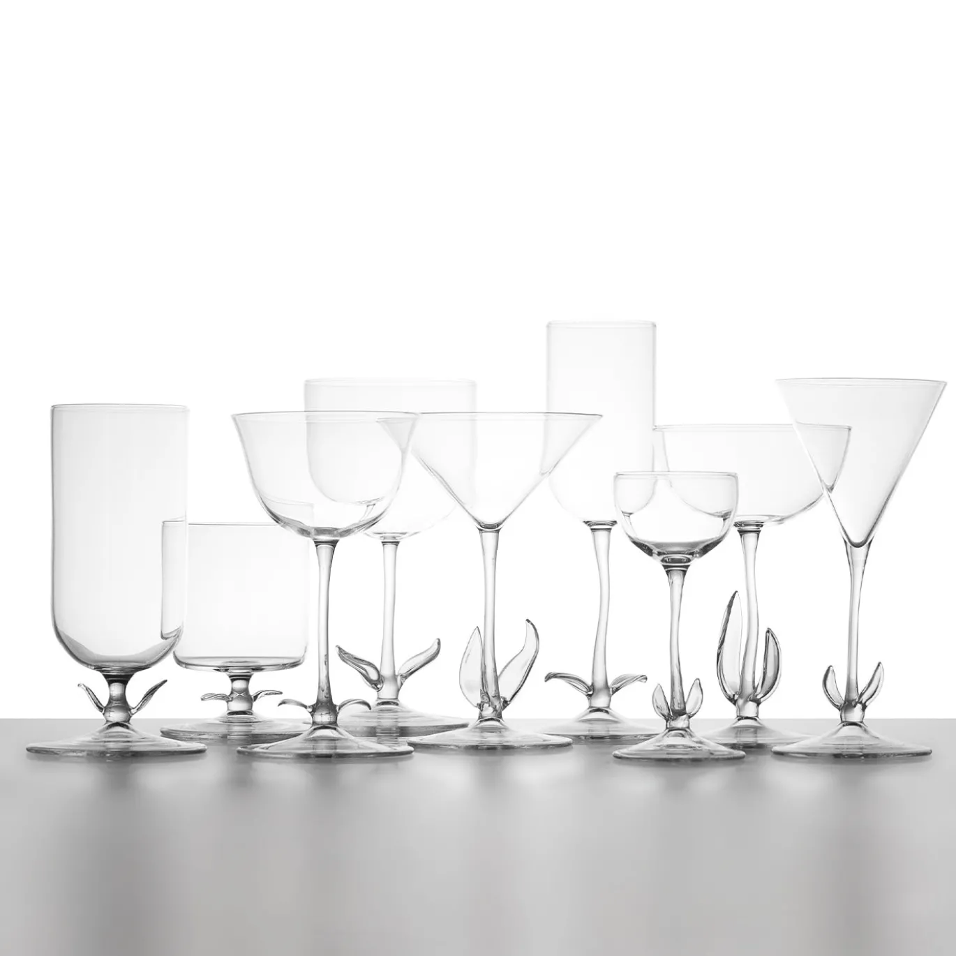 Set di 4 Bicchieri Cocktail Bellflower Garden