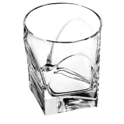 Set di 4 Bicchieri Conversazione Double Old Fashion di Enzo Mari