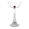 Set di 2 bicchieri coupe Nereida ambra rossa