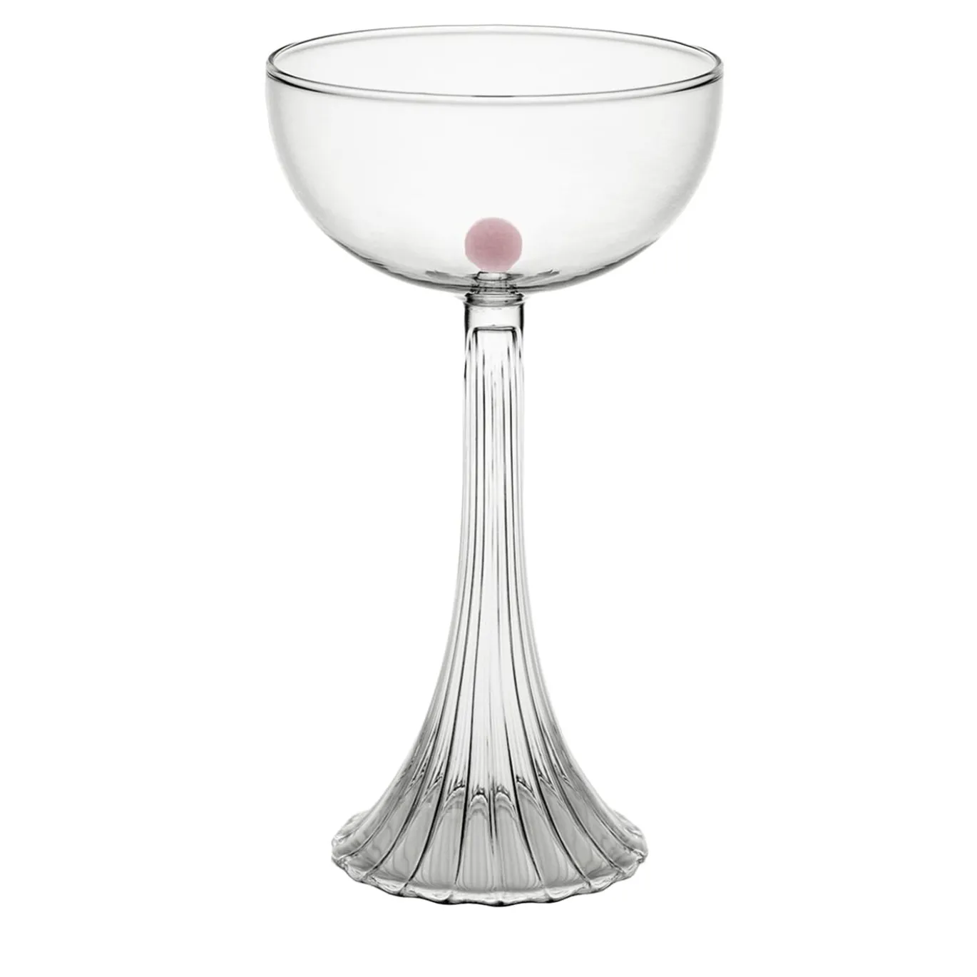 Set di 2 bicchieri coupe Nereida rosa