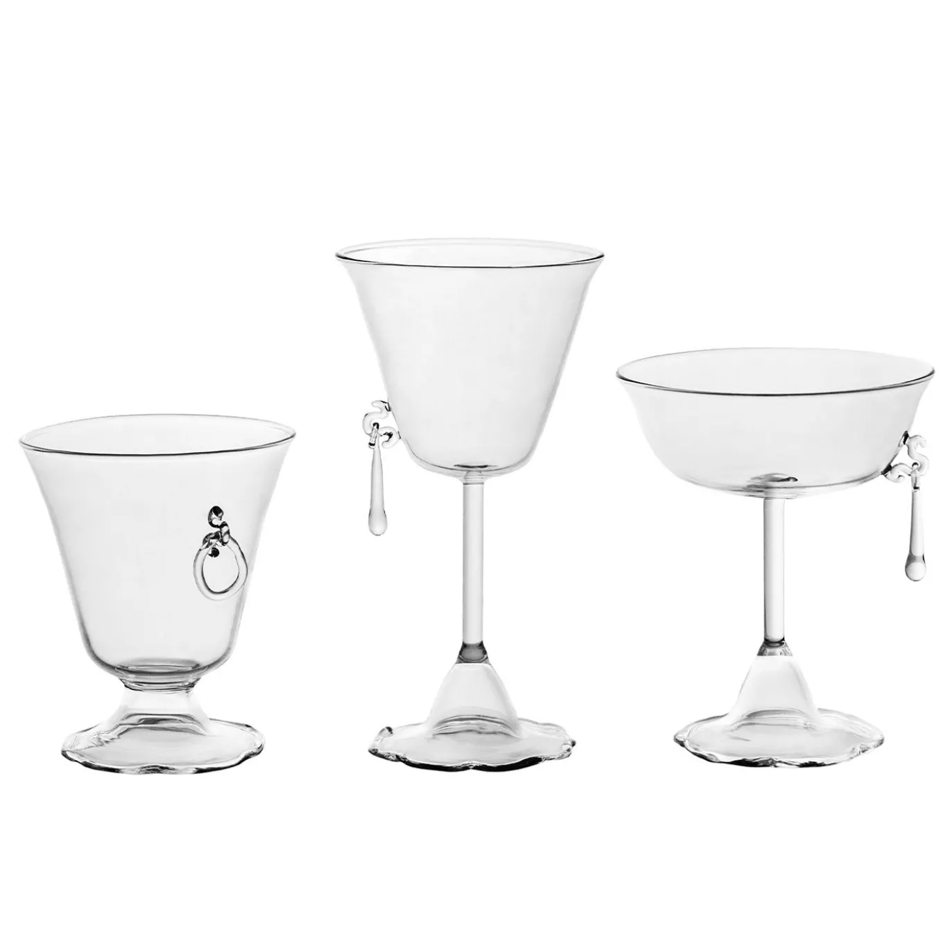 Set di 2 bicchieri coupe Sospesa