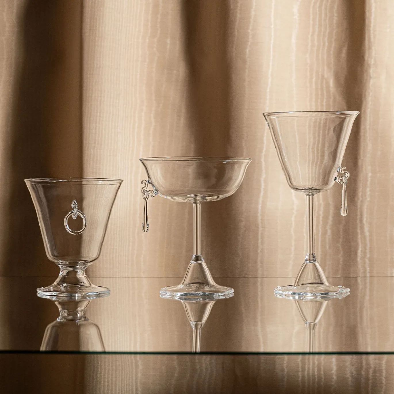 Set di 2 bicchieri coupe Sospesa