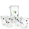 Set di 4 Bicchieri da Acqua Colorati Arlecchino