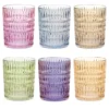 Set di 6 bicchieri da acqua Diamante Polychrome