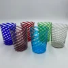 Set di 2 bicchieri da acqua grigi a spirale